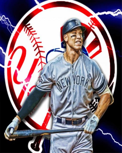 Aaron Judge NY Yankees paint by numbers