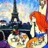 Abstract Woman In Paris Paint By Number