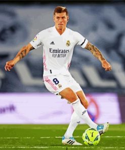 Aesthetic Toni Kroos Player paint by numbers