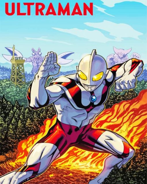 Aesthetic Ultraman Paint By Number