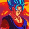 Aesthetic Vegito Anime paint by numbers