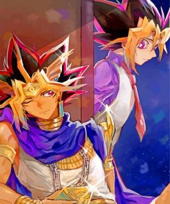 Aesthetic Yugi Muto Anime paint by numbers