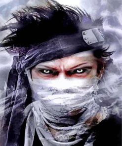 Aesthetic Zabuza paint by numbers