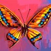 Aesthetic Colorful Butterfly paint by numbers