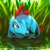 Aesthetic Totodile Paint By Number