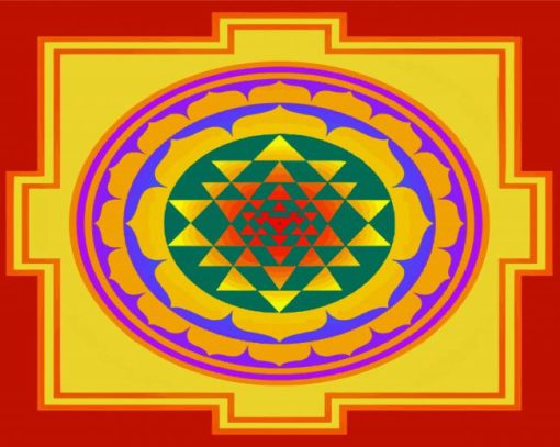 Aesthetic Yantra Paint By Number