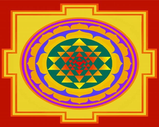 Aesthetic Yantra Paint By Number