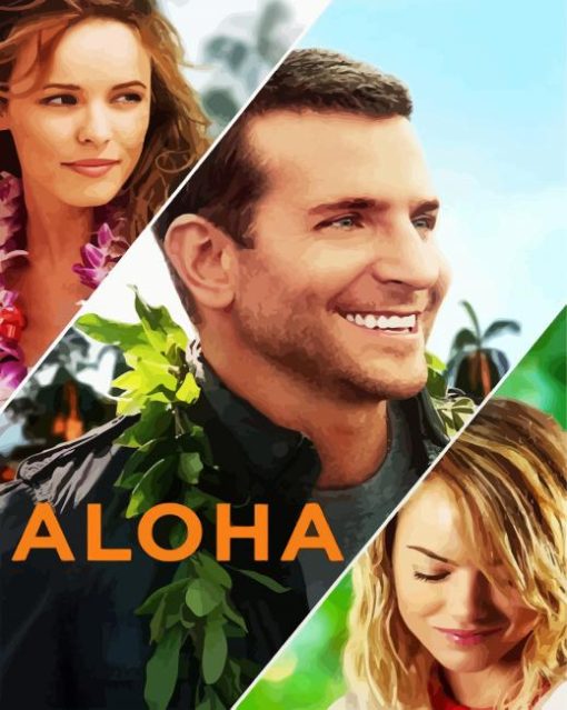 Aloha Movie Poster paint by numbers