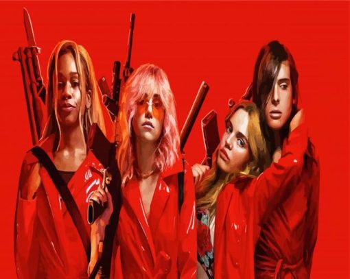 Assassination Nation paint by numbers