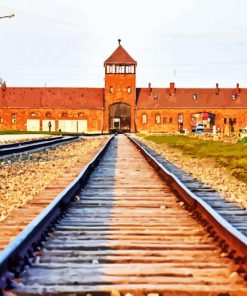 Auschwitz Concentration Camp In Poland Paint By Number