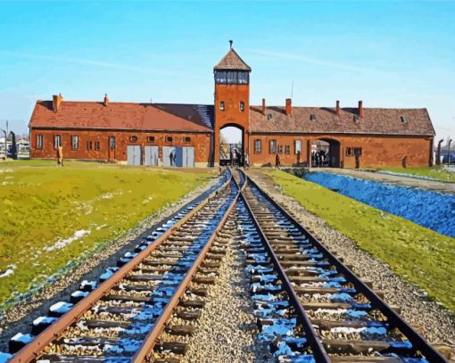 Auschwitz Poland Paint By Number