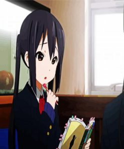 Azusa Nakano Anime Character paint by numbers