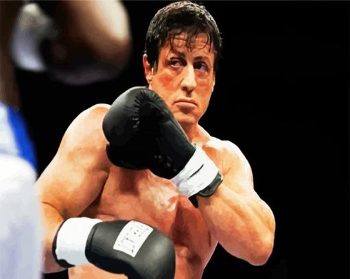 Rocky Balboa In Defence Paint By Number