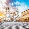 Basilica of San Francesco d Assisi in Italy paint by numbers