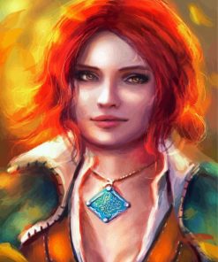 The Beautiful Witcher Triss Paint By Number