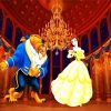 Beauty And The Beast In The Ballroom paint by numbers