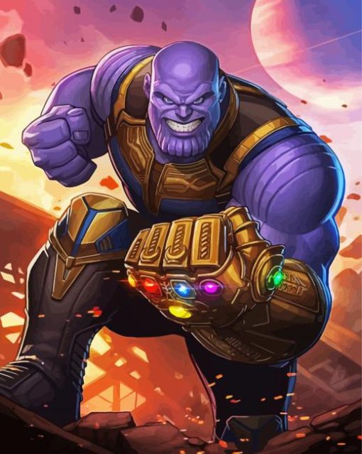 Marvel Thanos Paint By Number
