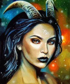 Capricorn Queen paint by numbers