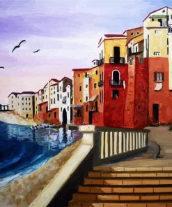 Cefalu Sicily Art paint by numbers