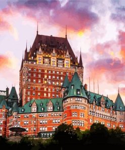 Chateau Frontenac Canada paint by numbers