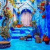 Chefchaouen City paint by numbers