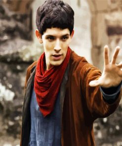 Colin Morgan Merlin Paint By Number