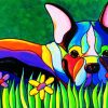 Cubism Dog Paint By Number