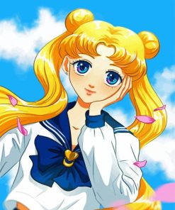 Tsukino Sailor Moon Paint By Number