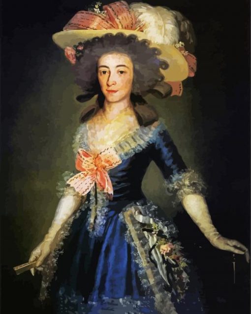 Duchess Countess Of Benavente Goya Art Paint By Number