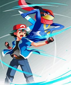 Ash Pokemon paint by numbers