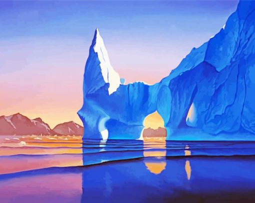 Greenland Iceberg paint by numbers