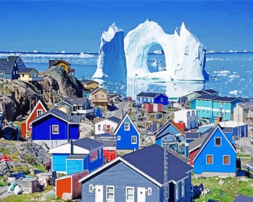 Greenland Island Paint By Numbers
