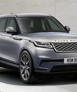 Grey Range Rover Velar paint by numbers