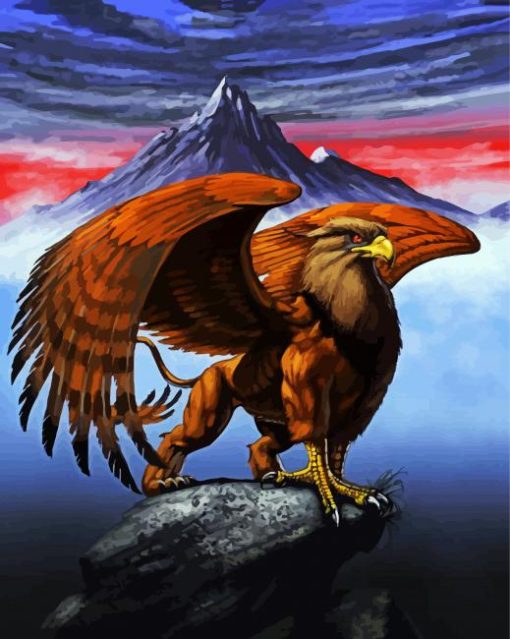 Legendary Creature Griffo Paint By Number