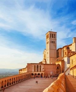 Basilica Of San Francesco D Assisi Italy Paint By Number