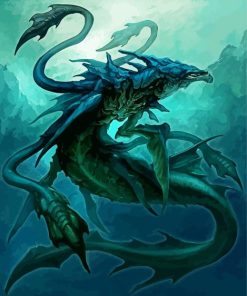 Leviathan Serpent Paint By Number