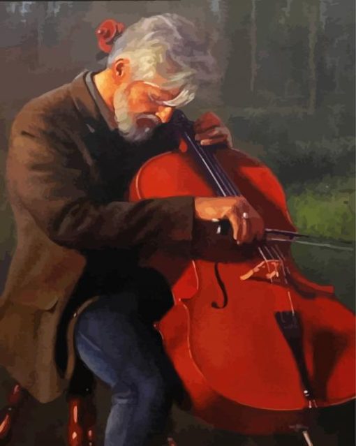 Musician Man paint by numbers