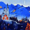 Neuschwanstein Castle In Bavaria Art paint by numbers