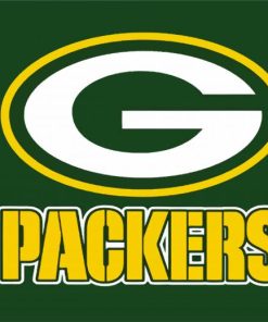 Packers Football Logo paint by numbers