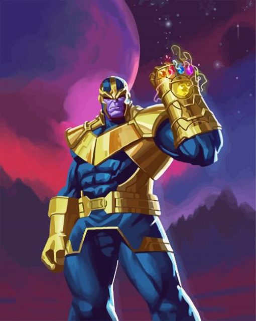 The Powerful Thanos Paint By Number