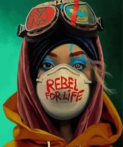 Rebel Girl Paint By Number