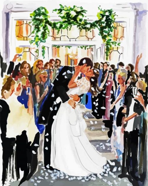 Romantic Wedding paint by numbers