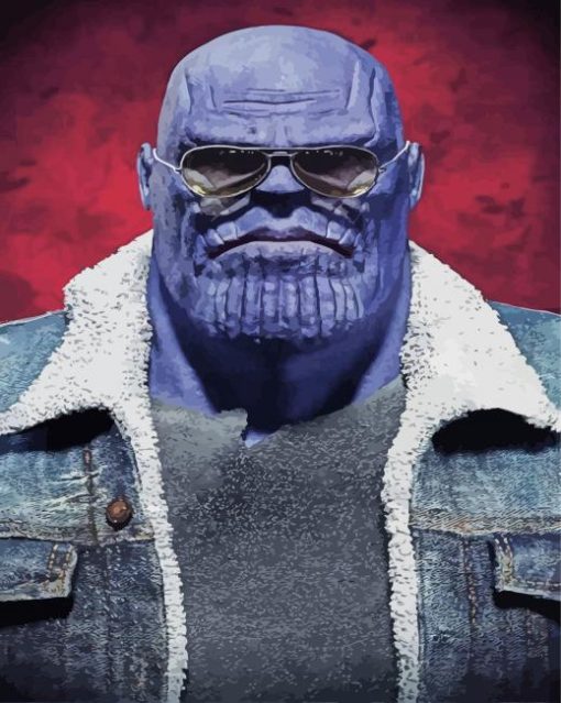 Stylish Thanos Paint By Number