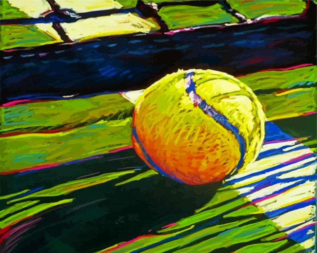 Tennis Ball Paint By Number