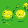 Tennis Balls Illustration Paint By Number