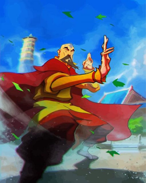 Tenzin Avatar paint by numbers