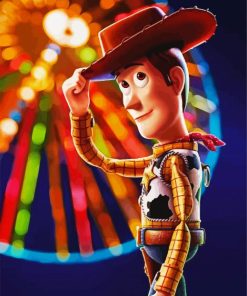Toy Story Sheriff Woody paint by numbers