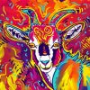 Trippy Goat paint by numbers