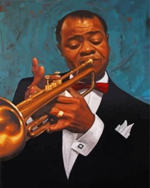 The Trombone Player Paint By Number
