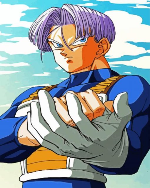 Trunks Dragon Ball Hero Paint By Number